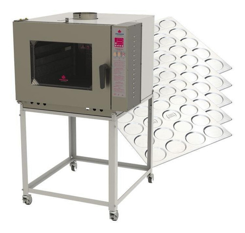 Forno Turbo Elétrico Prp5000e 220v + 5 Assadeiras Hambúrguer