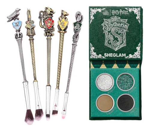 Kit Maquillaje Harry Potter Sheglam: Sombras Ojos + Brochas