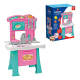 Brinquedo Cozinha Infantil Chef Completa E Forninho Xalingo Cor Cozinha Petit Chef