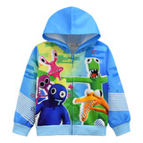 Roblox Rainbow Friends Cremallera Sudadera Con Capucha