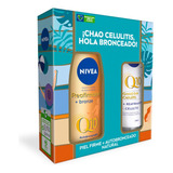 Pack Nivea Q10 Gel Goodbye Celulitis + Corporal Q10 Bronze