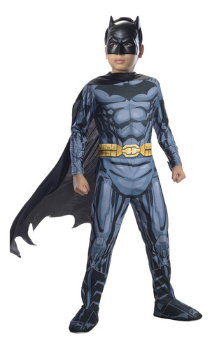 Disfraz Batman Musculoso Para Niños - Mascara Incluida
