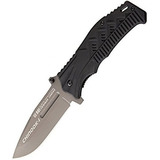 Cuchillo Táctico Rui Chinook-1 K25 + Funda Semi Rígida Caza Color Negro