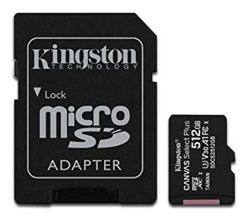 Memoria Kingston Microsdxc Uhs-i U1 De 512 Gb, Clase 10.
