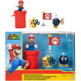 Jakks Pacific Mario Bros Playset Diorama Color Rojo