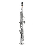 Sax Soprano Reto Tudél Fixo Alfa Ggss 300 Prata