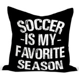 Fundas De Almohada  Soccer Is My Favorite Season  Decor...