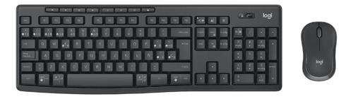 Combo Logitech Mk370 Bluetooth, Inalambrico Usb Logi Bolt Color Del Mouse Negro Color Del Teclado Negro