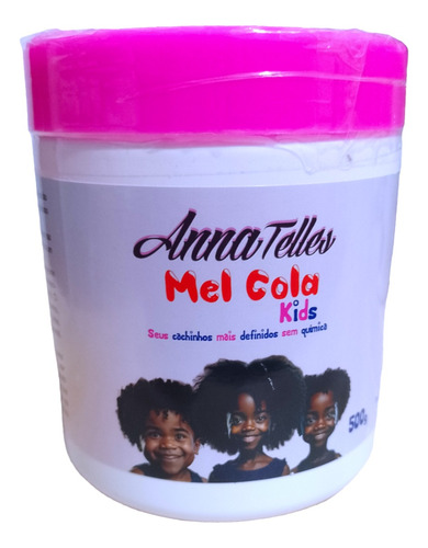 Mel Cola Anna Telles Kids Definidor Cachos Infantil Natural 