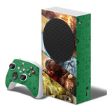 Adesivo Skin Xbox Series S E Dois Controles Xbox Microsoft 2