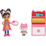 Figura Gabby Y Bebé Caja La Casa De Muñeca Gabby 10cm Set