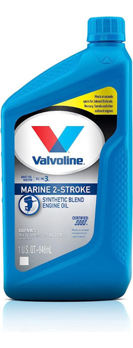 Aceite Valvoline 2t Nautico Tcw3 Semi Sintetico Marine 946ml