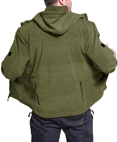 Chaqueta Táctica Militar De Forro Polar Térmico 