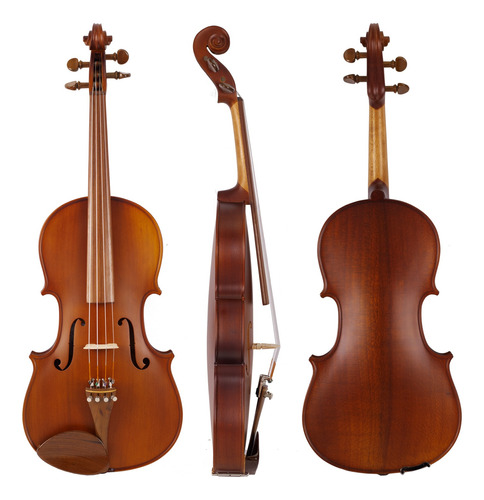 Viola De Arco 42cm Marrom Fosca Rolim Milor Intermediário