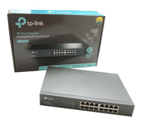 Switch 16 Portas 10/100/1000 Tp-link Tl-sg1016d (13631)