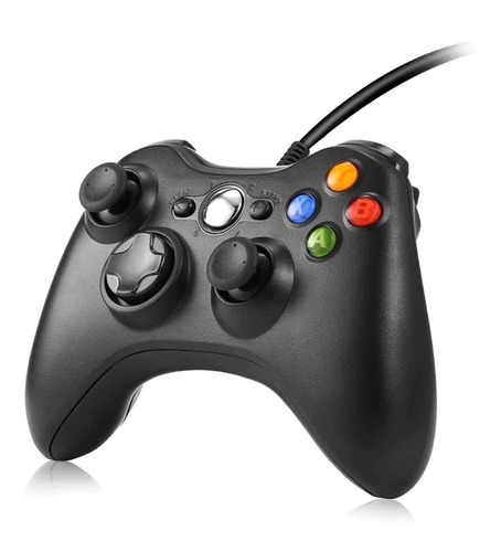 Joystick Compatible Con Xbox 360 Y Pc Con Cable Usb