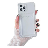 Funda Goma Porta Tarjeta Para Motorola + Mica Case Protector