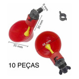 Kit 10 Peças Bebedor Automático Copo Copinho Aves Frango