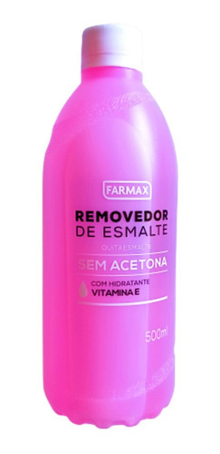 Removedor De Esmalte Sem Acetona Hidratante/vitamina E=500ml