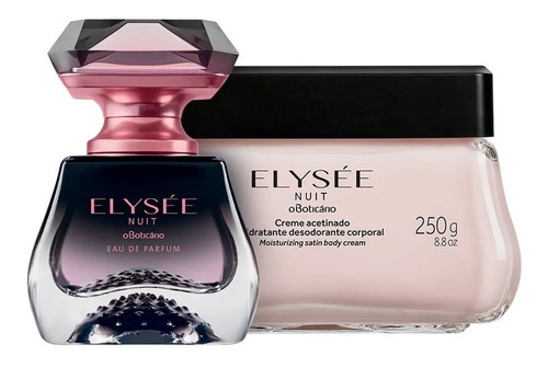 Boticario Elysee Nuit Perfume 50 Ml + Creme Acetinado 250g