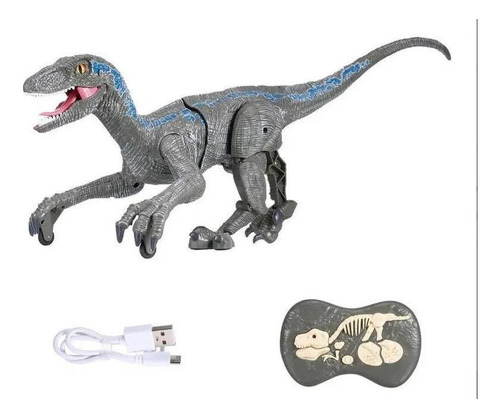 Sm180 Control Remoto Dinosauria Velociraptor Juguete Big Wal