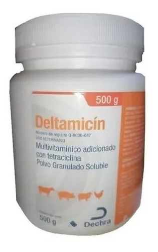 Deltamicín Multivitamínico Para Aves 500 Gramos