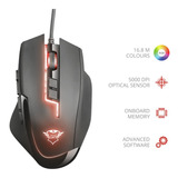 Mouse Gamer - Trust Gxt 164 Sikanda Mmo - Negro