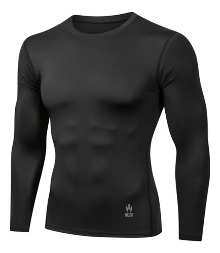 Camiseta Deportiva Licra Fría Lycra De Compresión Slim Fit 