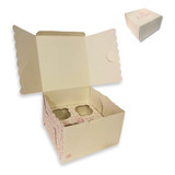 Caja Para Cupcakes + Nidos Personalizados X 100 Unds