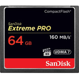 Sandisk Extreme Pro Compactflash 64gb Tarjeta De Memoria