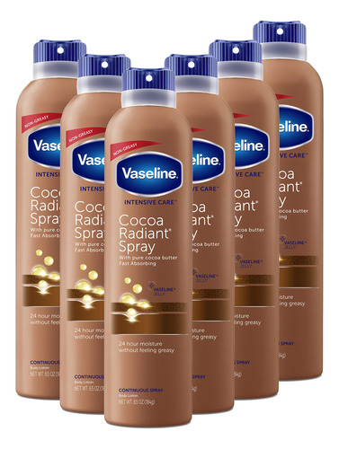 Vaseline Hidratante En Aerosol De Cuidado Intensivo Para Pi.