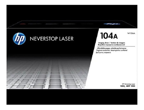 Tambor Creación De Imágenes Laser Hp Original 104a Negro