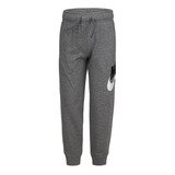 Pantalon Puño Nike Kids Club Hbr French Terry Pant Gris Niño