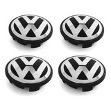 Kit De 4 Centros De Rin Para Volkswagen Derby 56mm