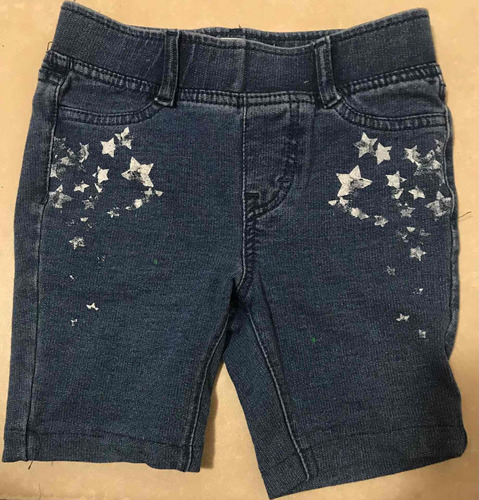 Short Bermudas Levis Niña 3 Años Jeans Mezclilla Girls