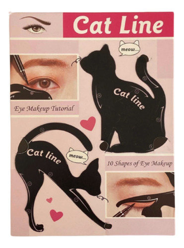 Set Plantillas Moldes Para Delinear Ojos Cat Eyes Ojos Gato 