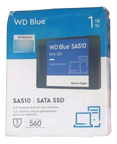 Western Digital Wd Blue 1tb. Sa510 Sata Ssd-wdbb8h0010bnc