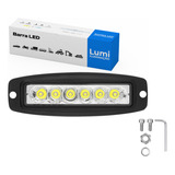 Kit 4 Par Refletor Projeto Luminaria Farol 18w 6 Leds Cor Da Carcaça Preto Cor Da Luz Branco-frio 12v 24v Bivolt