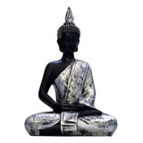Imagen Decorativa Buda Meditado 21cm Importado 