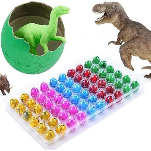 Huevos Dinosaurio X4 Nacen Y Crecen Con Agua Juguete Expande