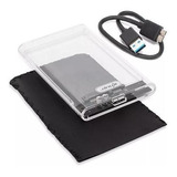 Case Hd Externo Transparent Notebook Sata 2.5 Usb 3.0 Gaveta