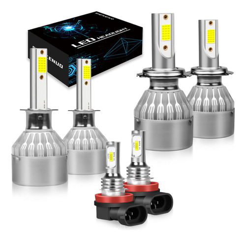 Kit De Faros Delanteros Led Canbus H7 H1 H11 30000lm Csp