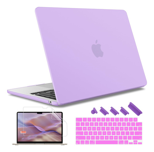 Funda Y Protect Para Macbook Air13.6 A2681 M2 A3113 M3 Purpl