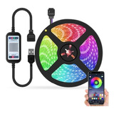 Tira Led 5050 Rgb Bluetooth Usb App 2 Metros