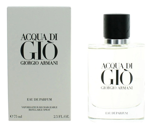 Perfume Acqua Di Gio Giorgio Armani Edp X 75 Ml Recargable 