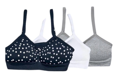 Pack 3 Peto Seamless Niña Intime 8704100