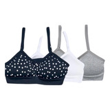 Pack 3 Peto Seamless Niña Intime 8704100