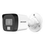 Cámara Seguridad Hikvision Con Audio 1080p 2mp Exterior Color Blanco