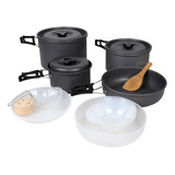 Yodo Anodized Aluminum Camping Cookware Set Backpacking P...