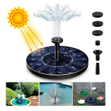 Chafariz Fonte Energia Solar P/ Passaros Jardim Decoraçao